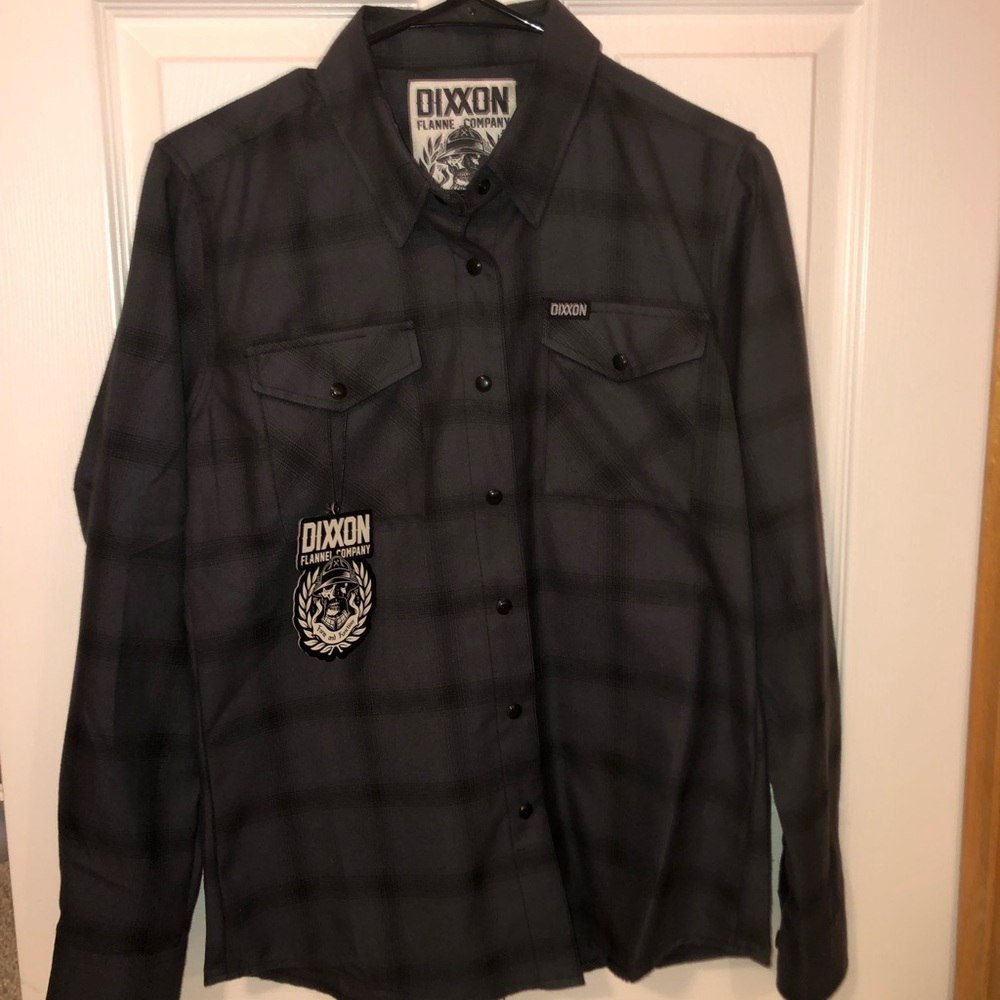 Womens Dixxon Greyscale flannel